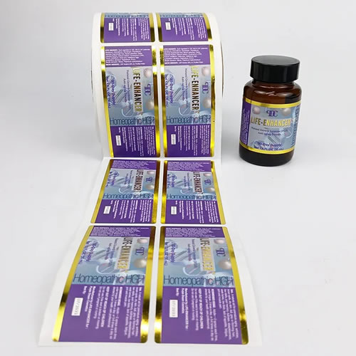 Custom Vitamin Labels – Waterproof, Durable & Health-Safe