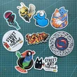 Custom Cartoon Waterproof Logo Stickers for Outdoor Use
