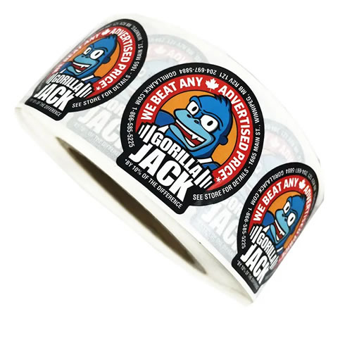 Custom Roll Labels for Advertising – Durable & High-Quality