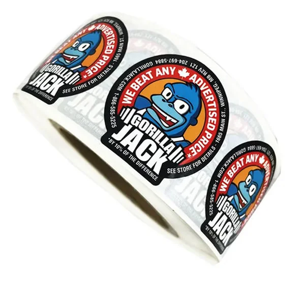 Custom Roll Labels for Advertising – Durable & High-Quality