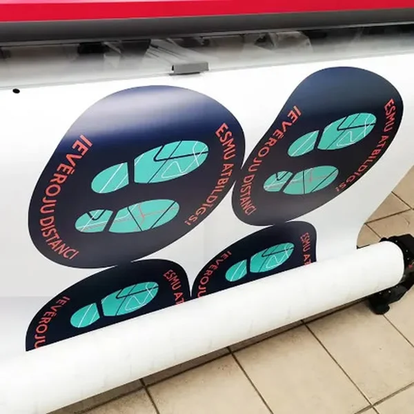 Custom Advertising Floor Stickers – Waterproof & Durable