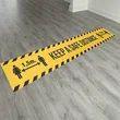 Custom Advertising Floor Stickers – Waterproof & Durable