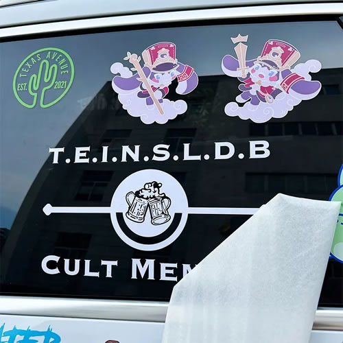 Custom Waterproof Car Advertising Stickers