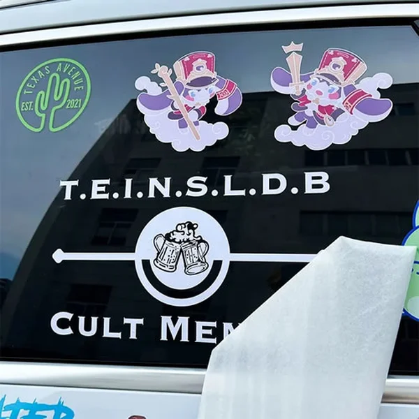 Custom Waterproof Car Advertising Stickers