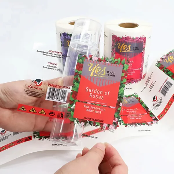 Custom Cosmetic Labels – Waterproof & Professional Finish