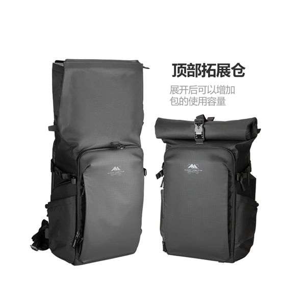 山木摩登卷盖系列双肩相机包摄影包