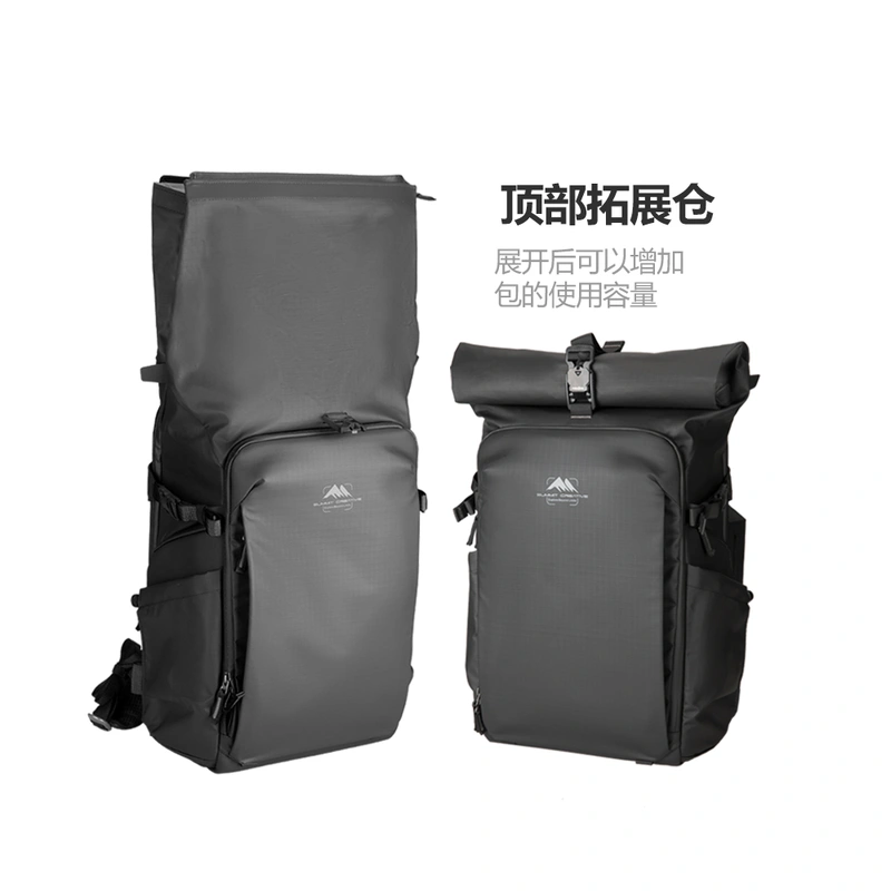 山木摩登卷盖系列双肩相机包摄影包