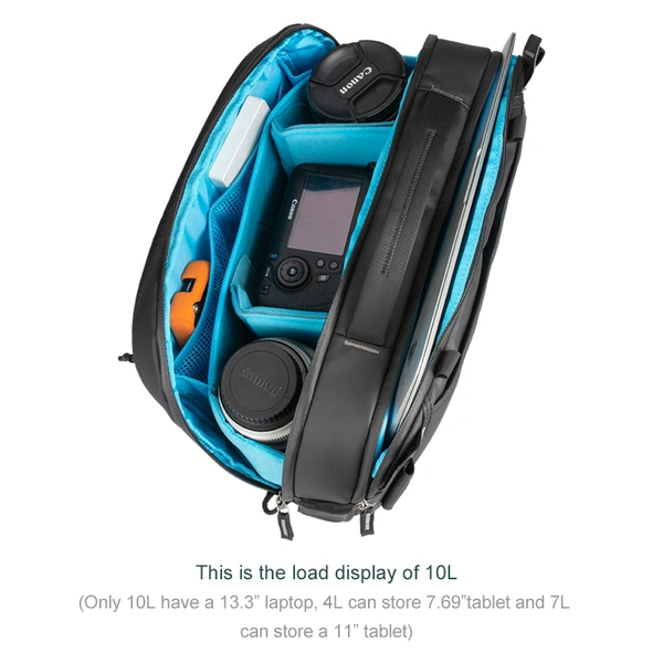 Summit Creative Tenzing Shoulder Bag Orange Black 4L7L10L