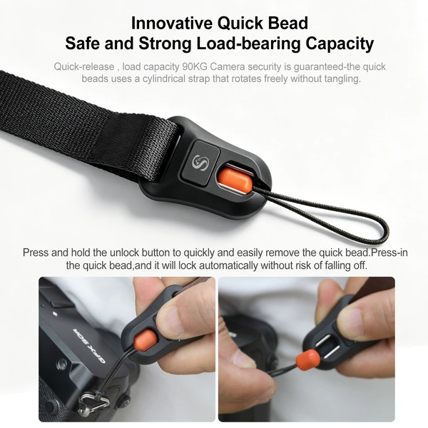 Speedy Series  Professional Camera Strap  (Ladder Lock Adjustment Style)