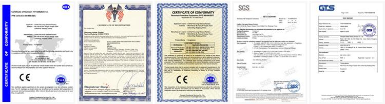 sunglasses certification