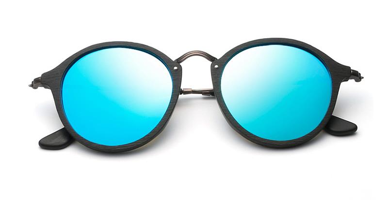 black frame sunglasses