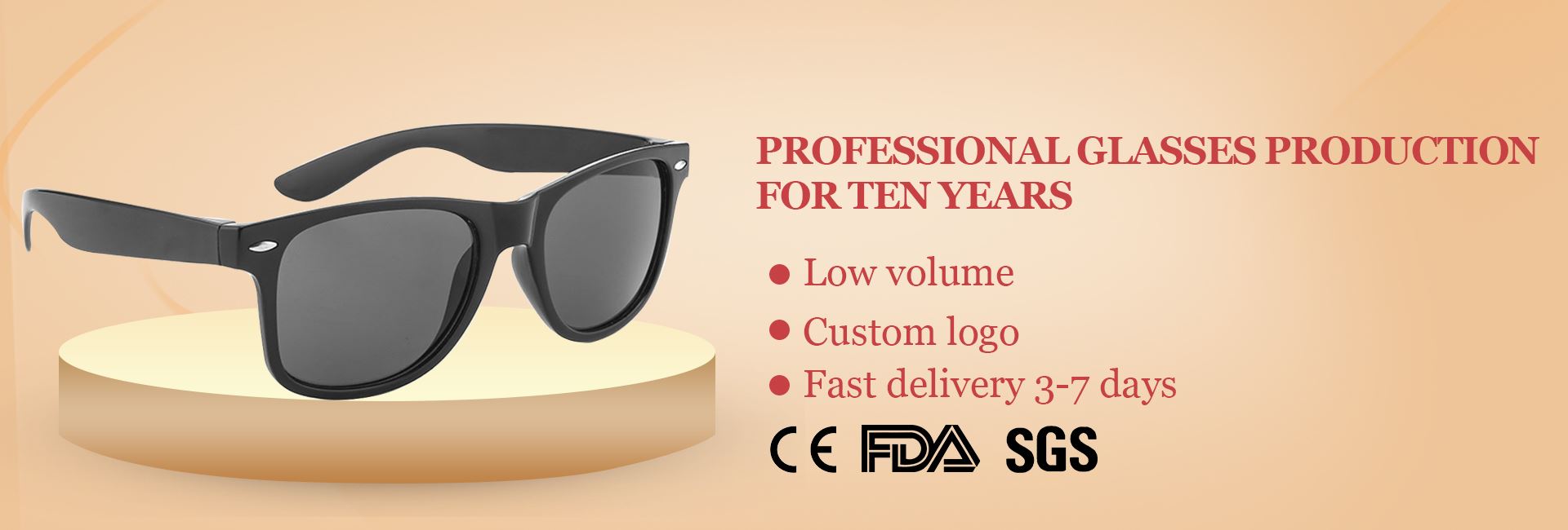 Custom Sunglasses Manufacturer Promotional Sunglasses With Logo