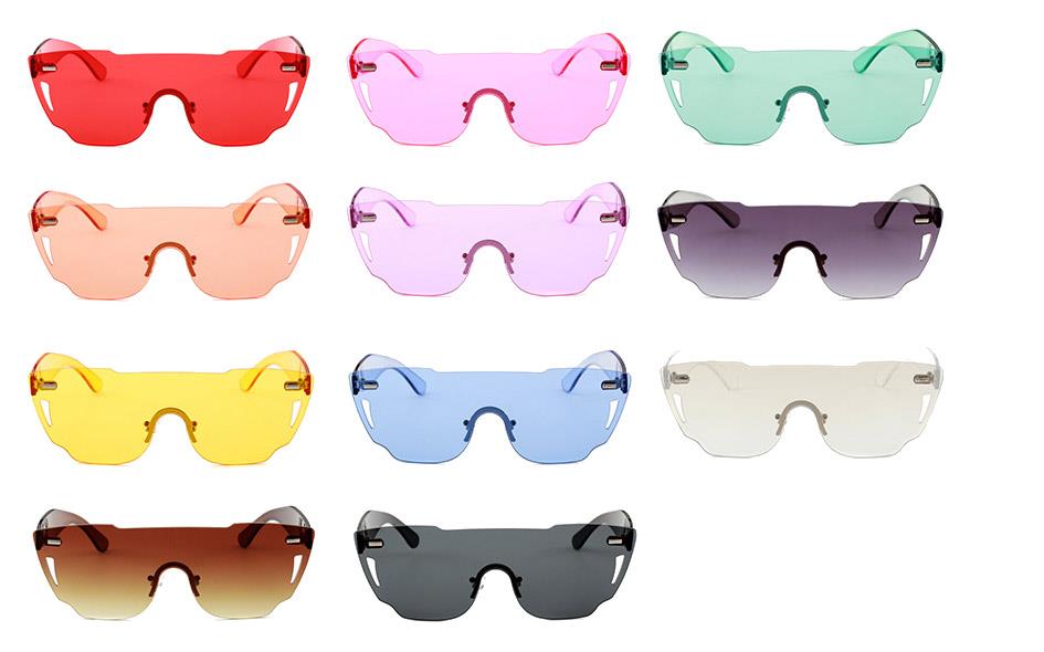 Different frame color sunglasses