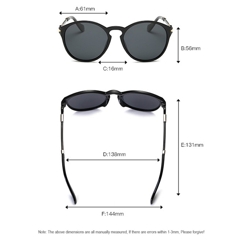 unisex plastic sunglasses