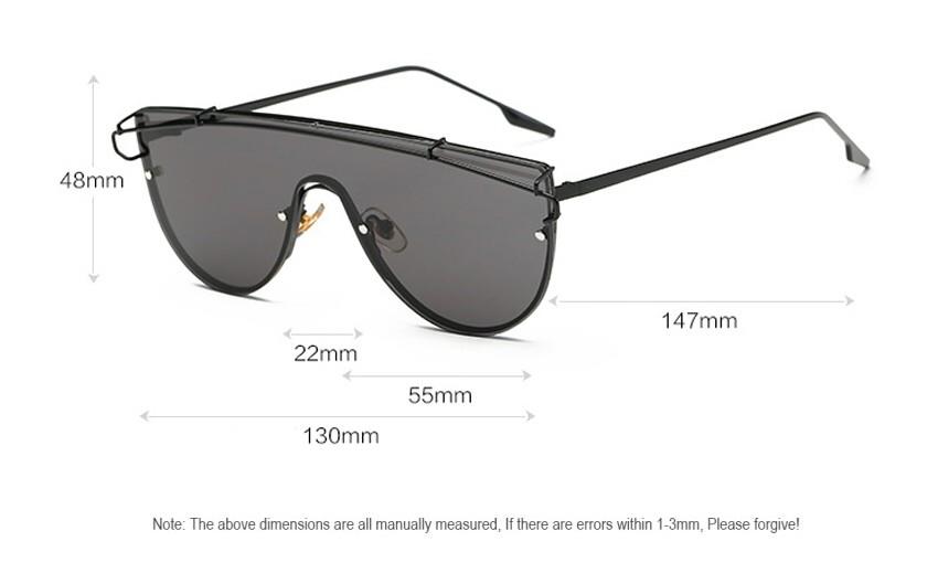 brand one-piece sunglasses
