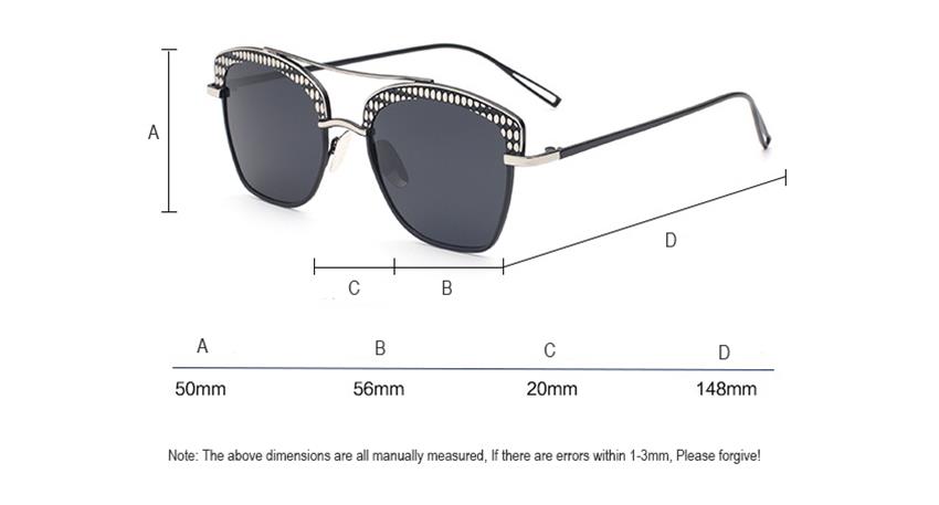 unisex metal sunglasses
