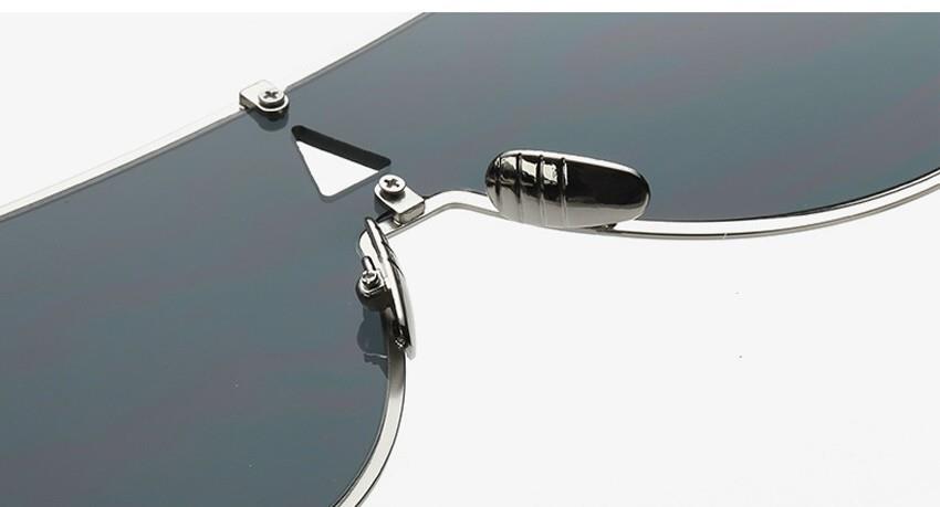 china flat top one piece metal sunglasses factory