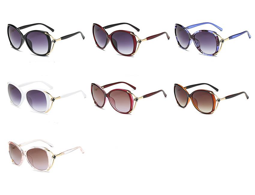 custom clover women plastic sunglasses