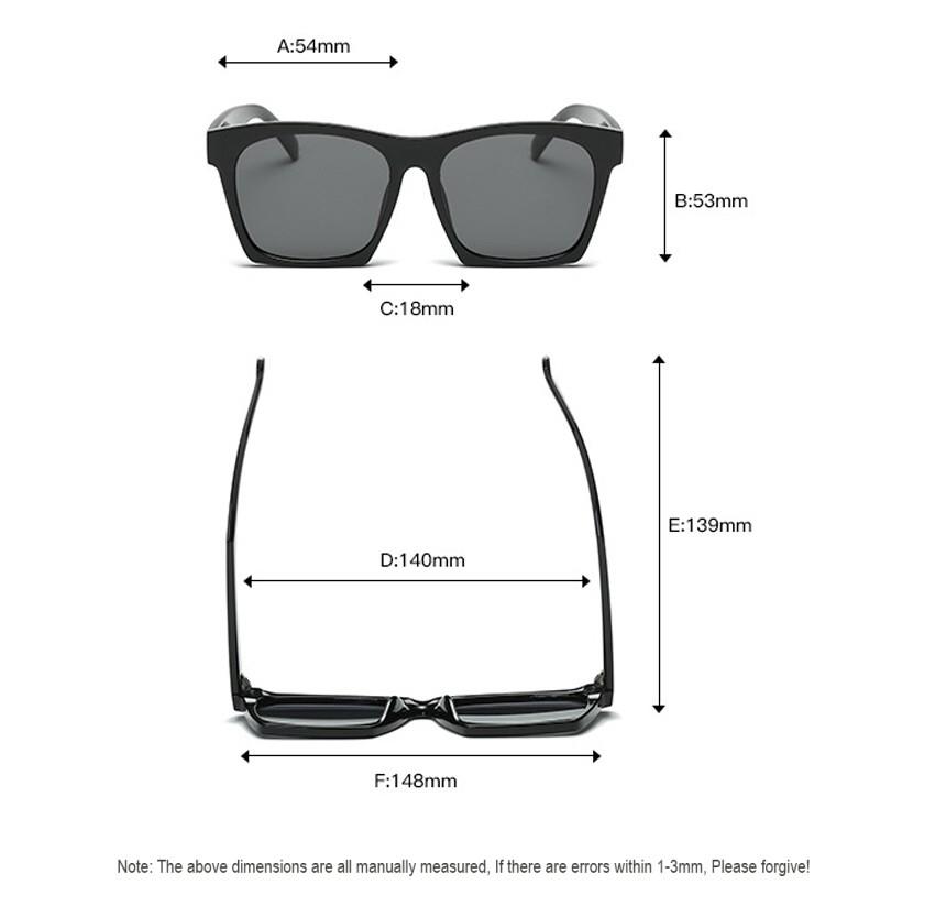large square frame sunglasses