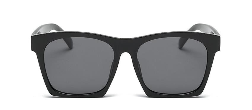 large square frame gray lens sunglasses