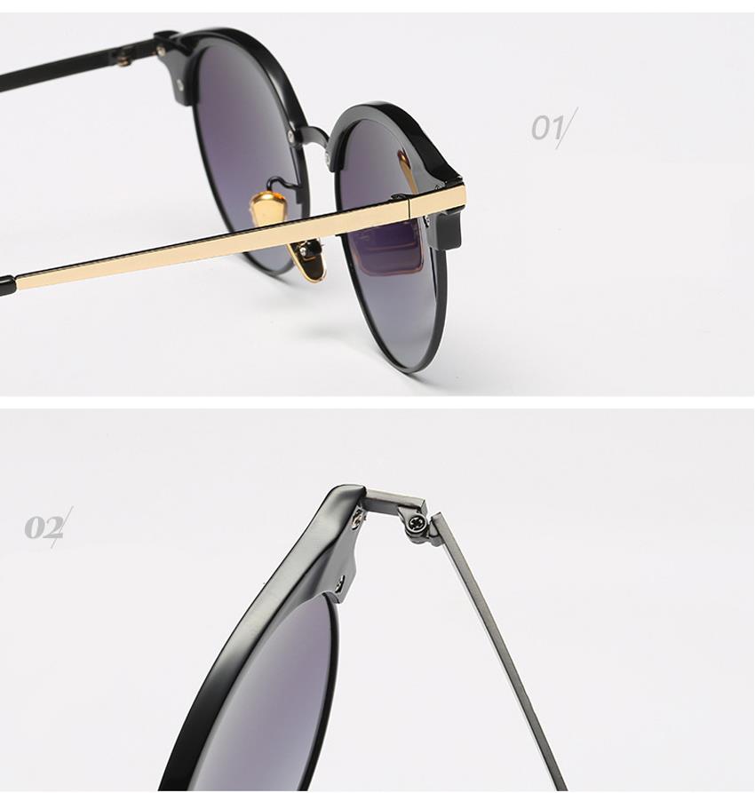 TAC lens metal sunglasses