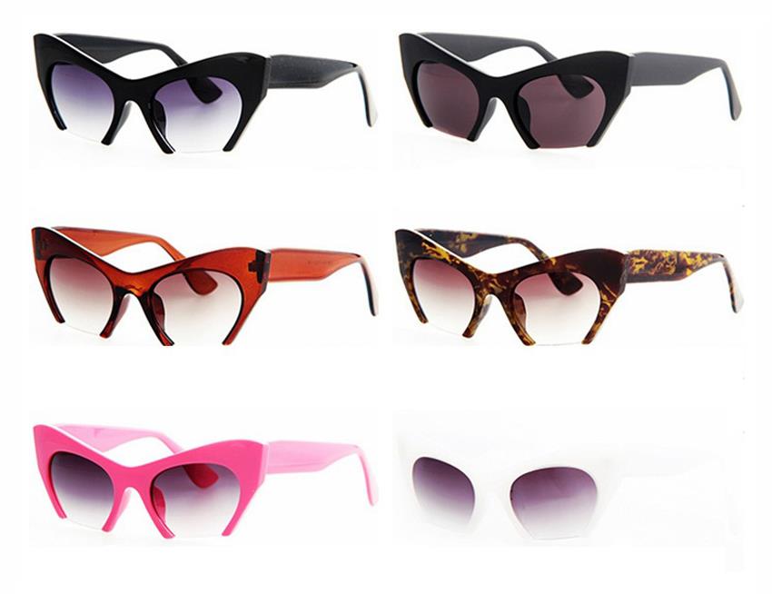 customized novelty cat eye plastic sunglasses