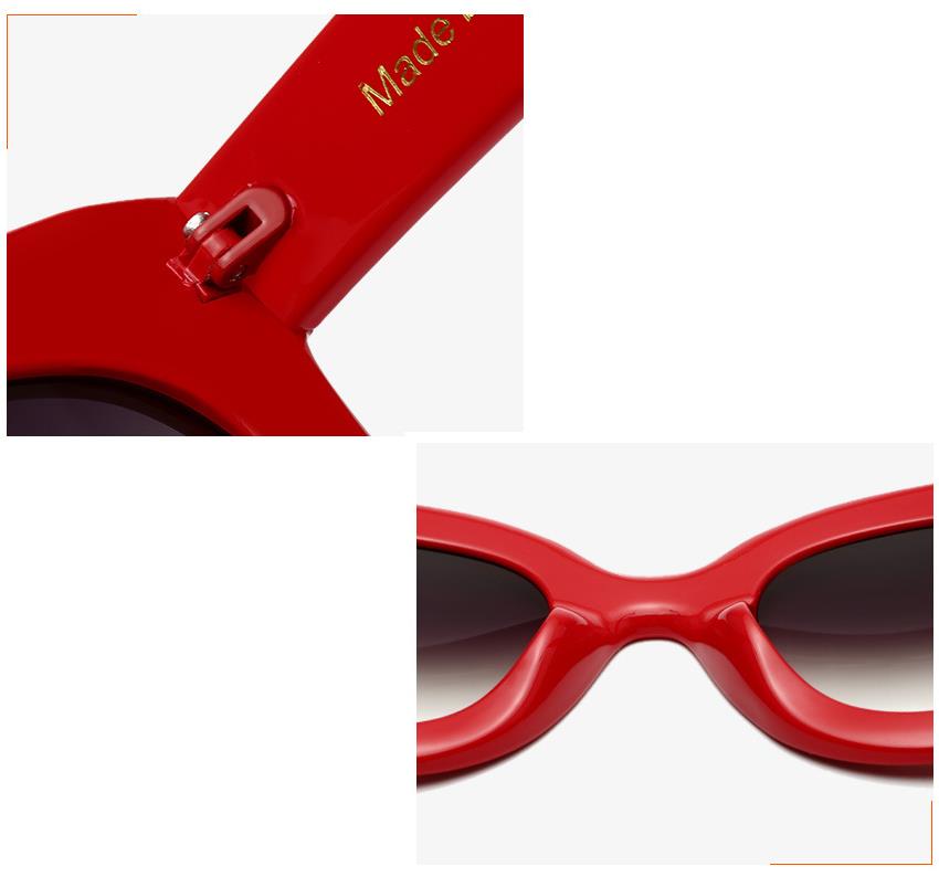 hot red cat eye sunglasses factory