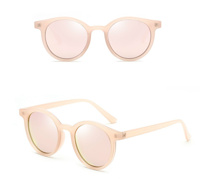 wholesale sweet girl plastic round sunglasses