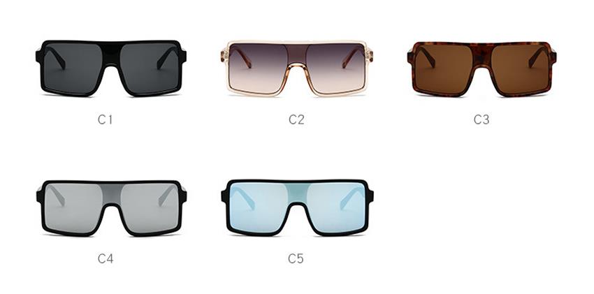 customized unisex large frame sunglasses