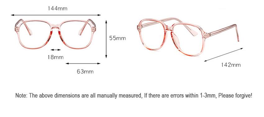 vogue clear lens PC glasses manufacturers