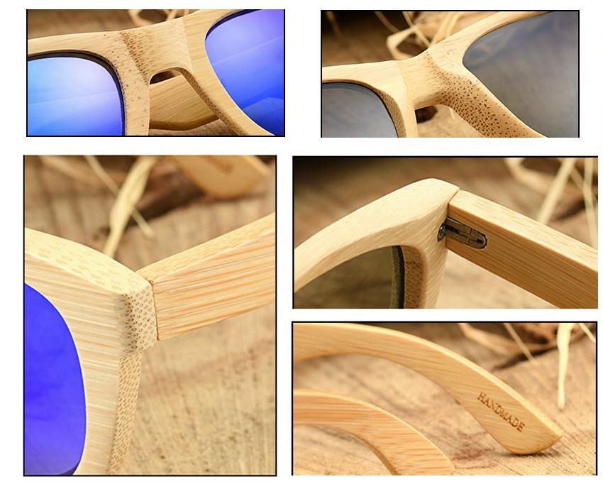 handmade bamboo sunglasses made in china