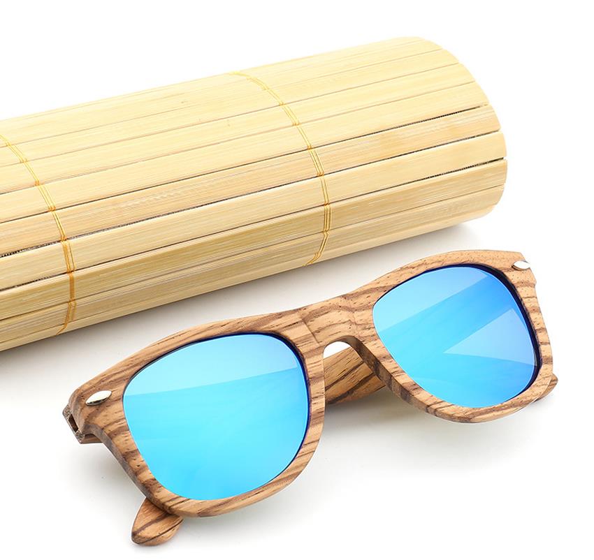 zebra wooden sunglasses made in china