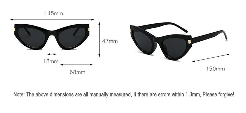 cat eye PC sunglasses made in china