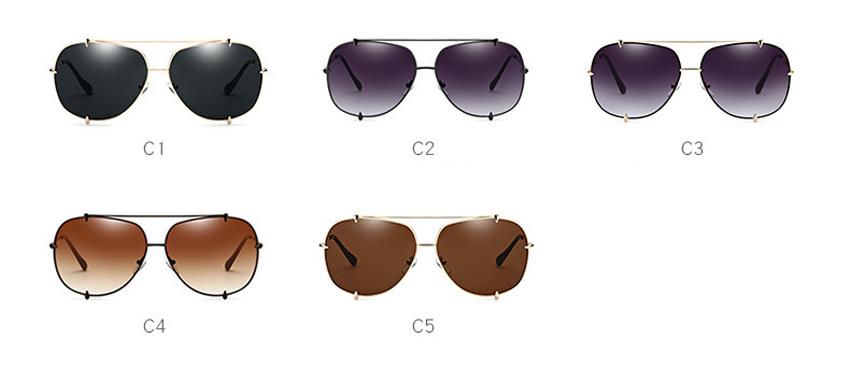 customized cool unisex metal sunglasses