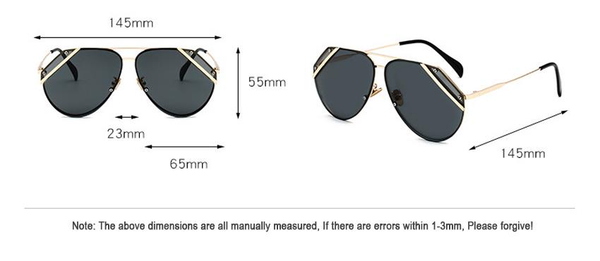 two tone lens metal sunglasses manufacturers