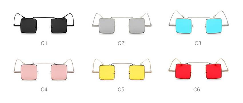 customized Vintage Small Square Sunglasses