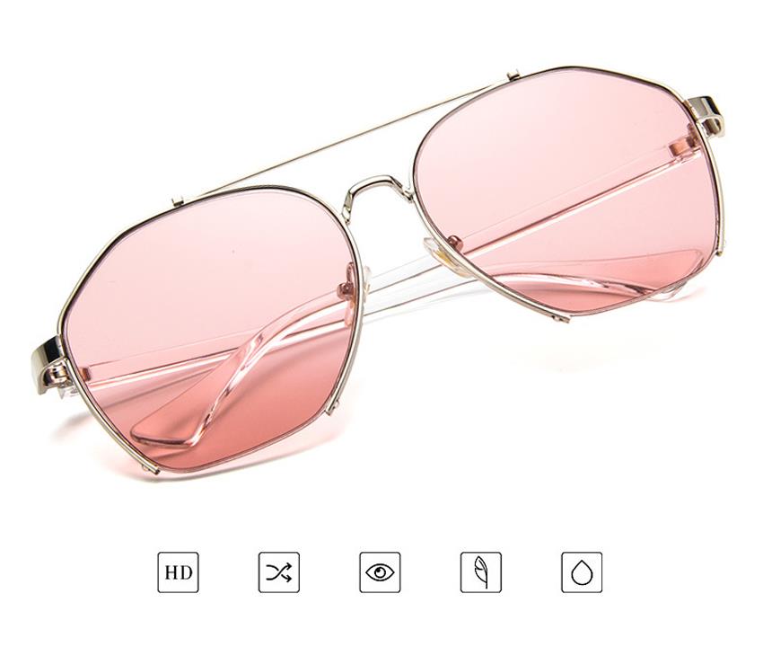 color sunglasses metal