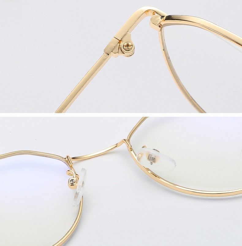 designer eyeglasses gold