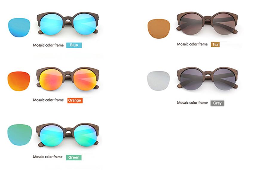 customized bamboo sunglasses