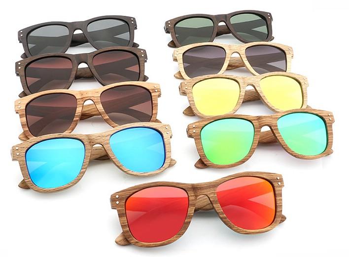 bulk Zebra Wood Sunglasses