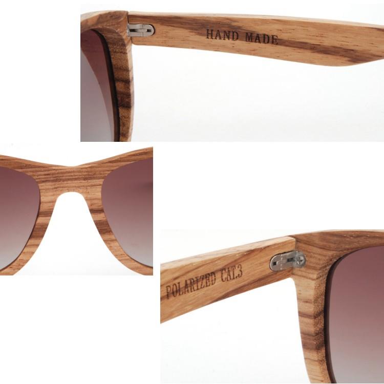 china Zebra Wood Sunglasses