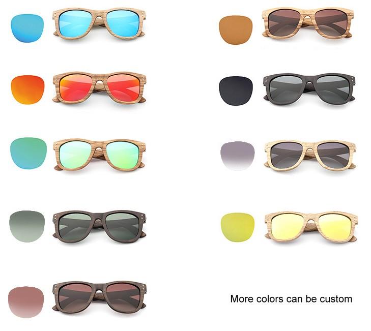 customized Zebra Wood Sunglasses