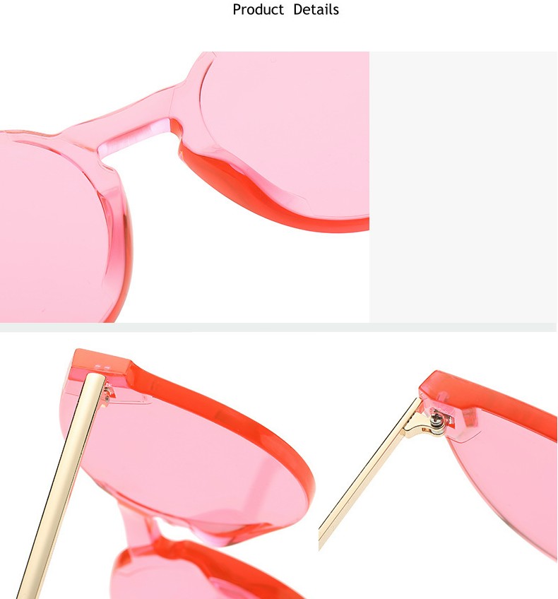 candy color sunglasses metal arms made in china