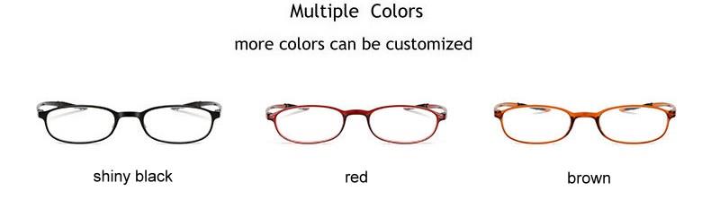 tr90 reading glasses women custom color