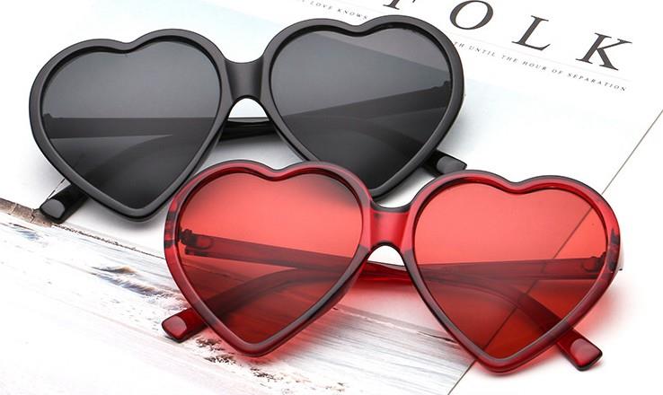 heart shape sunglasses for women