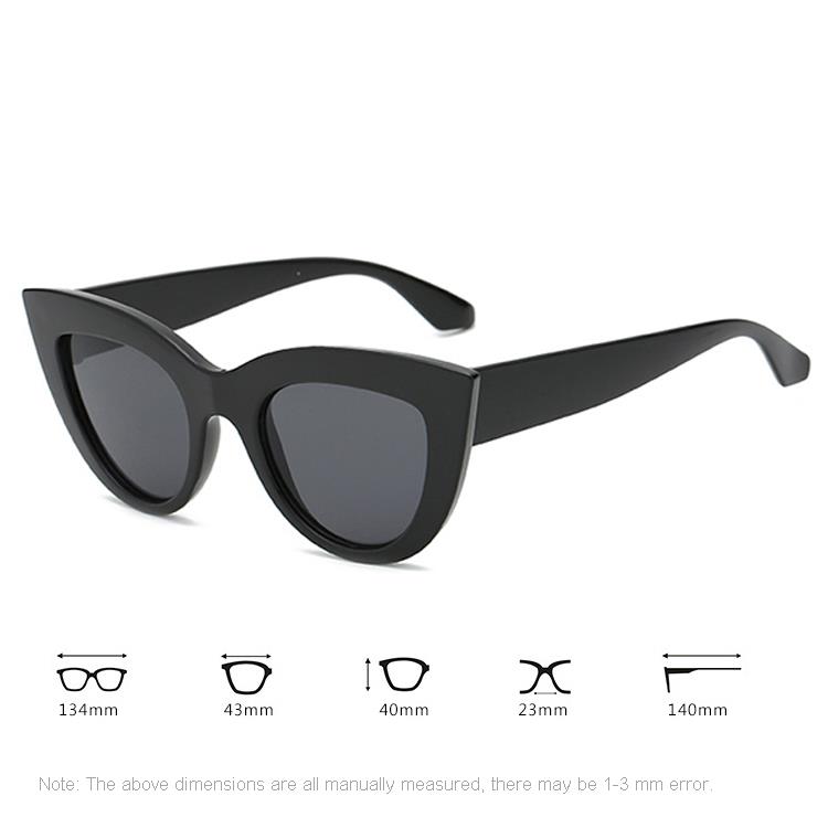 Sunglasses logo size