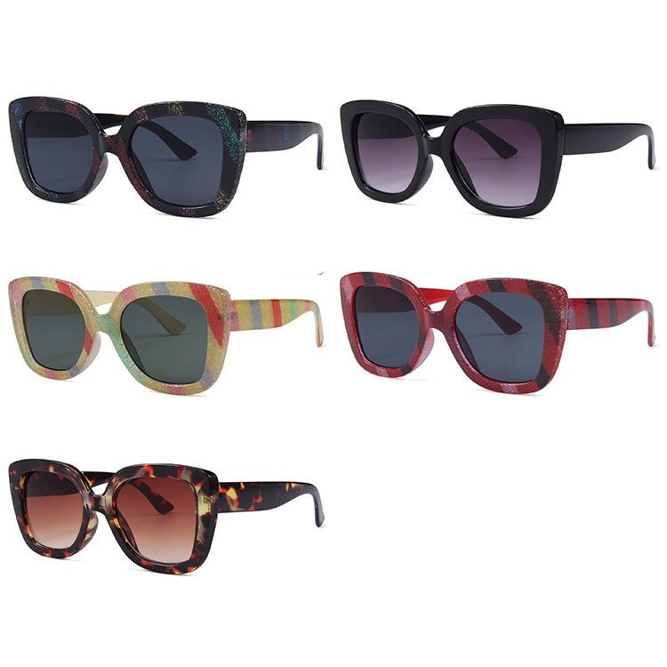 Over size rainbow sunglasses colors