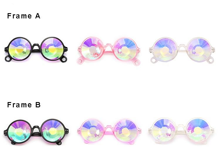 Kaleidoscope glasses six colors
