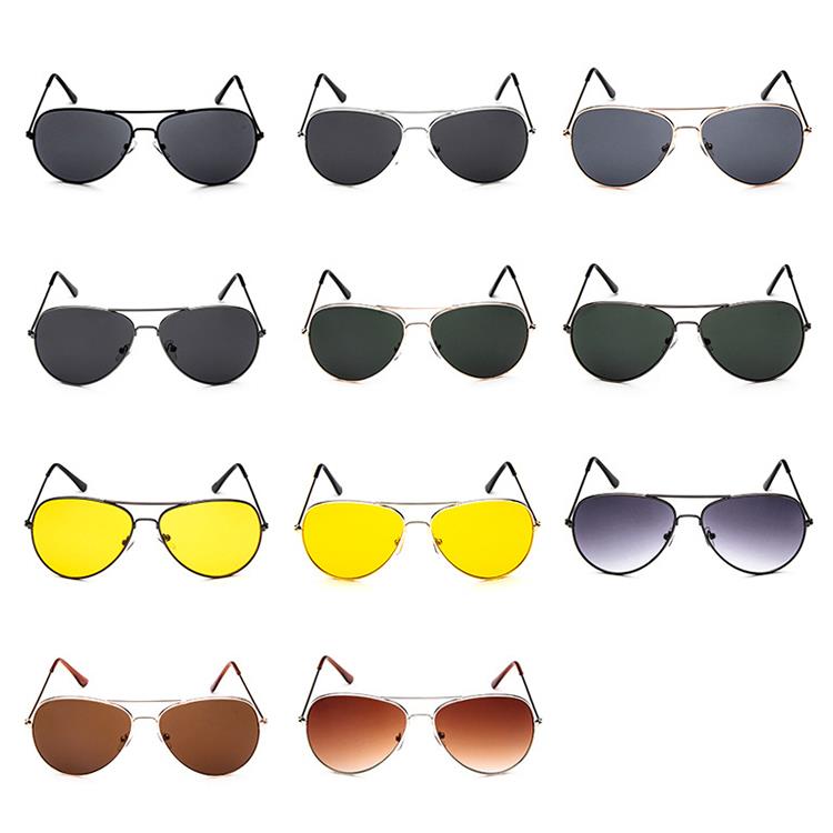 Classical metal sunglasses different colors