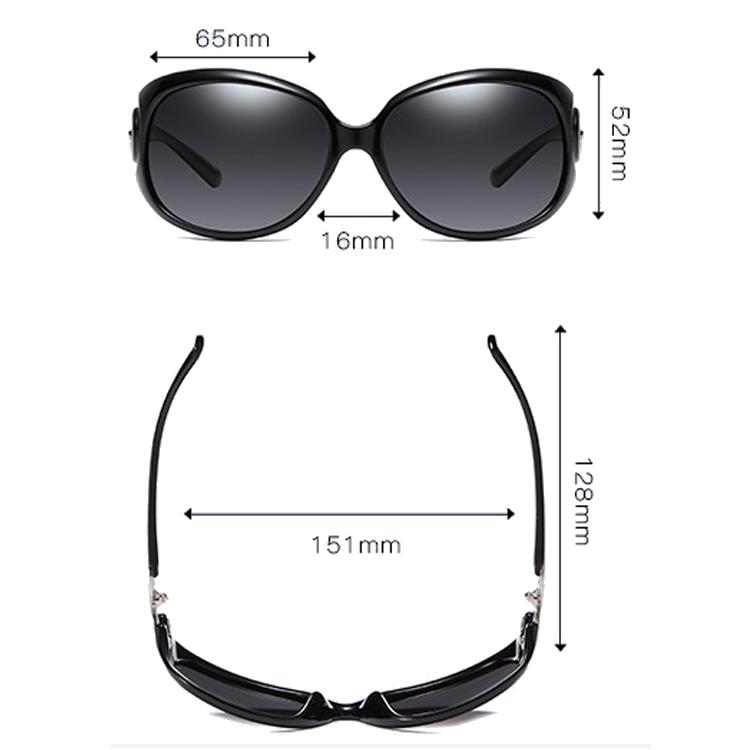 Fashion Women Over-size Sunglasses size